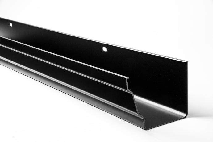 125x100mm Moulded Ogee SL Gutter 3 Metres - Black