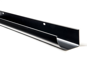125x75mm Half Round SL Gutter 3 Metres - Black