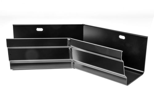 125x100mm Moulded Ogee SL Gutter Internal 135° Angle - Black