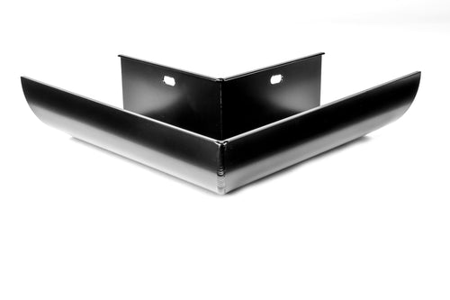 125x75mm Half Round SL Gutter External 90° Angle - Black